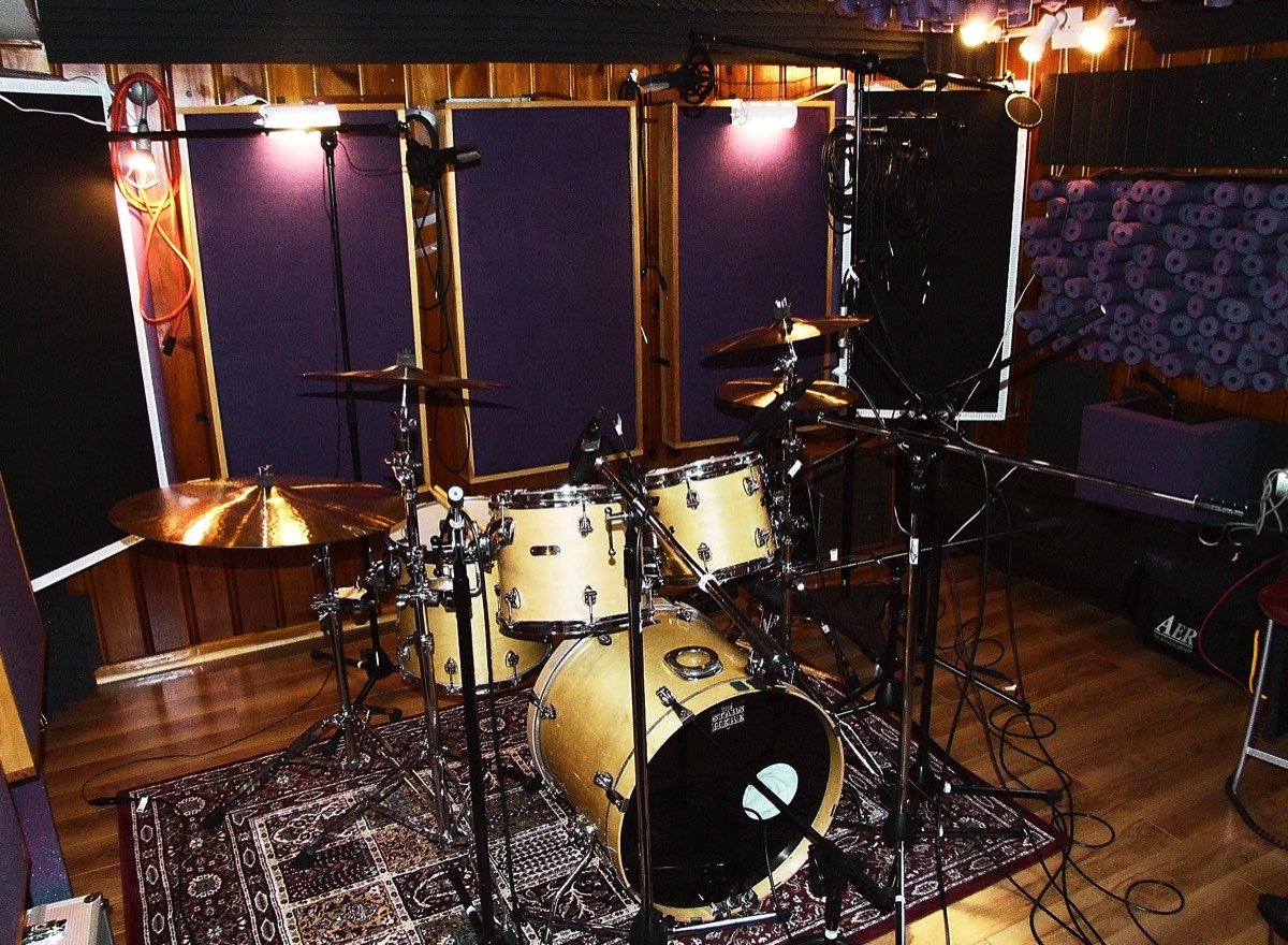 Drums recording at Fandango Recording