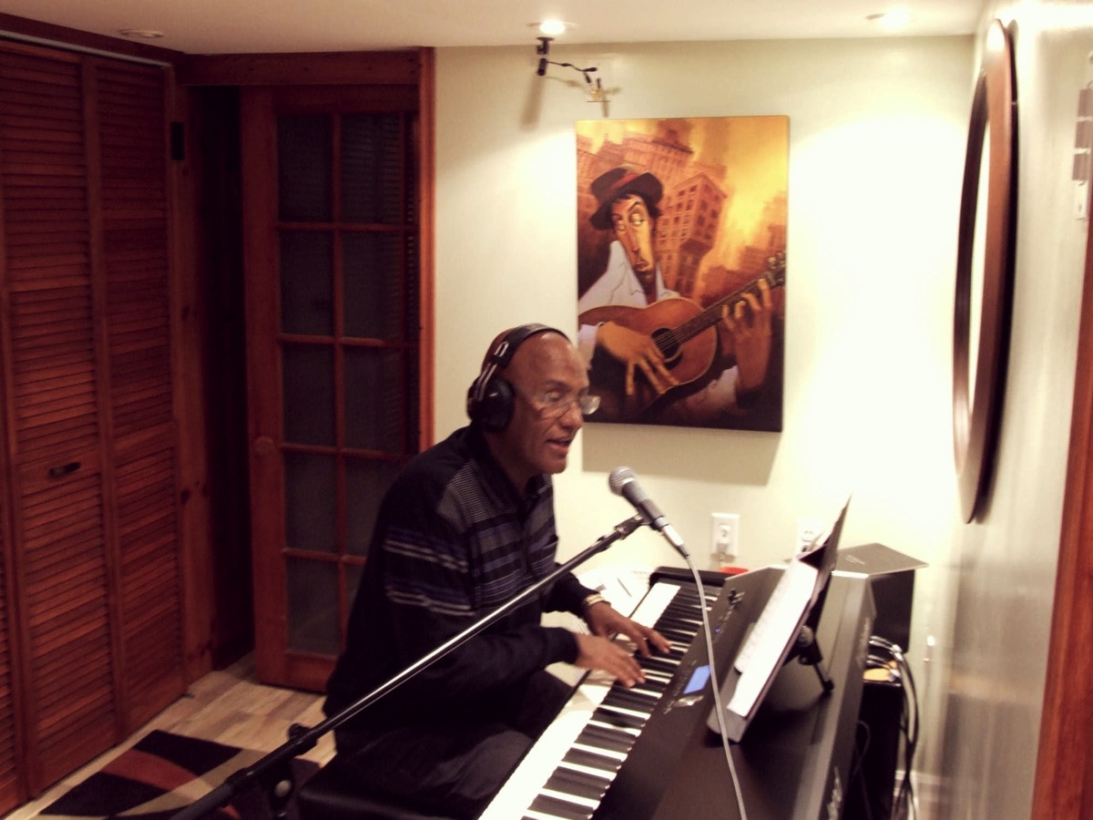 Recording piano accompaniment