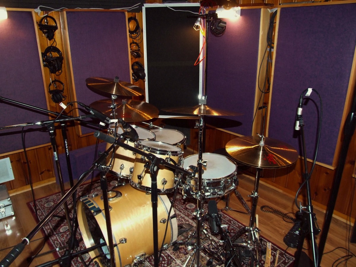 Setup for drum recording
