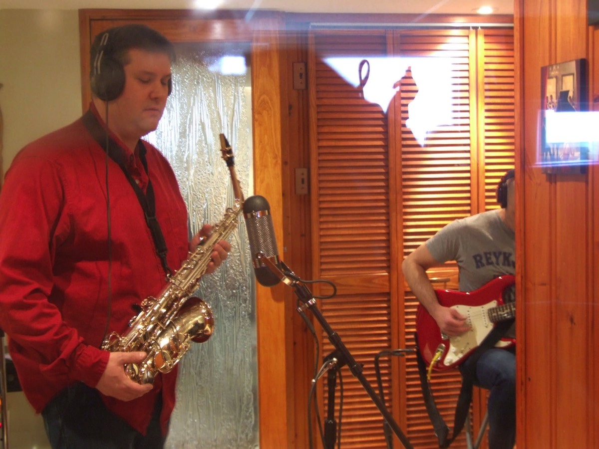 Urban Jazz recording full band